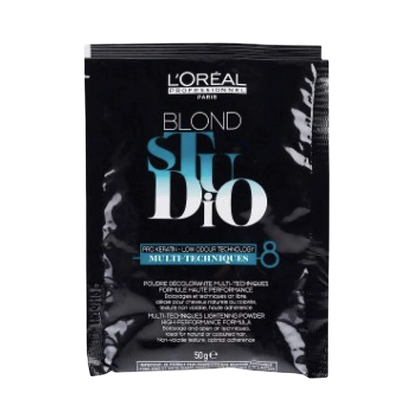 Salerm - Decolorante Blond Studio Estuche - 12 sobres