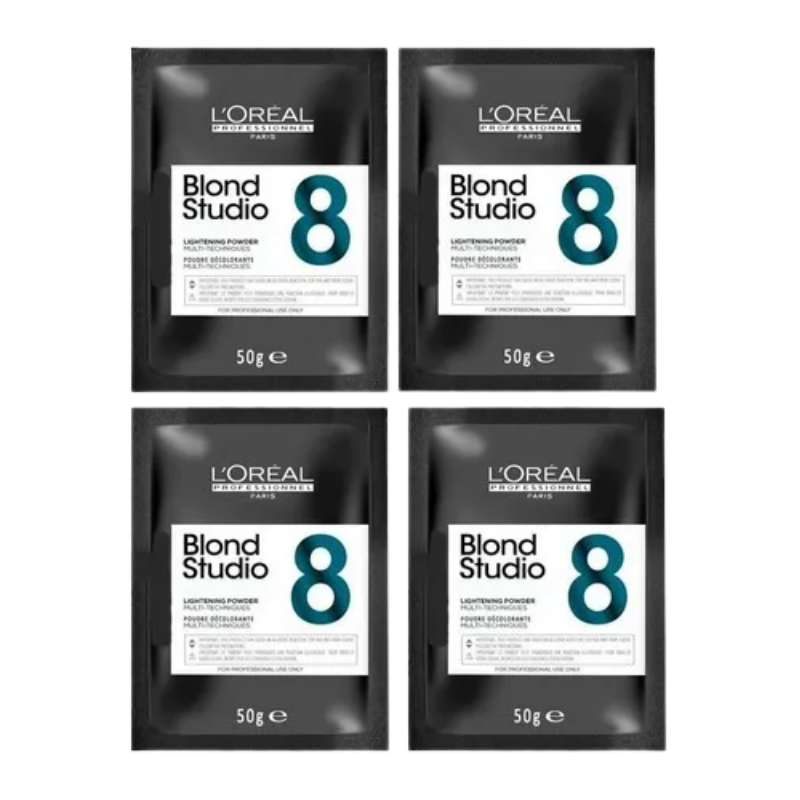 Salerm - Decolorante Blond Studio Estuche - 24 sobres