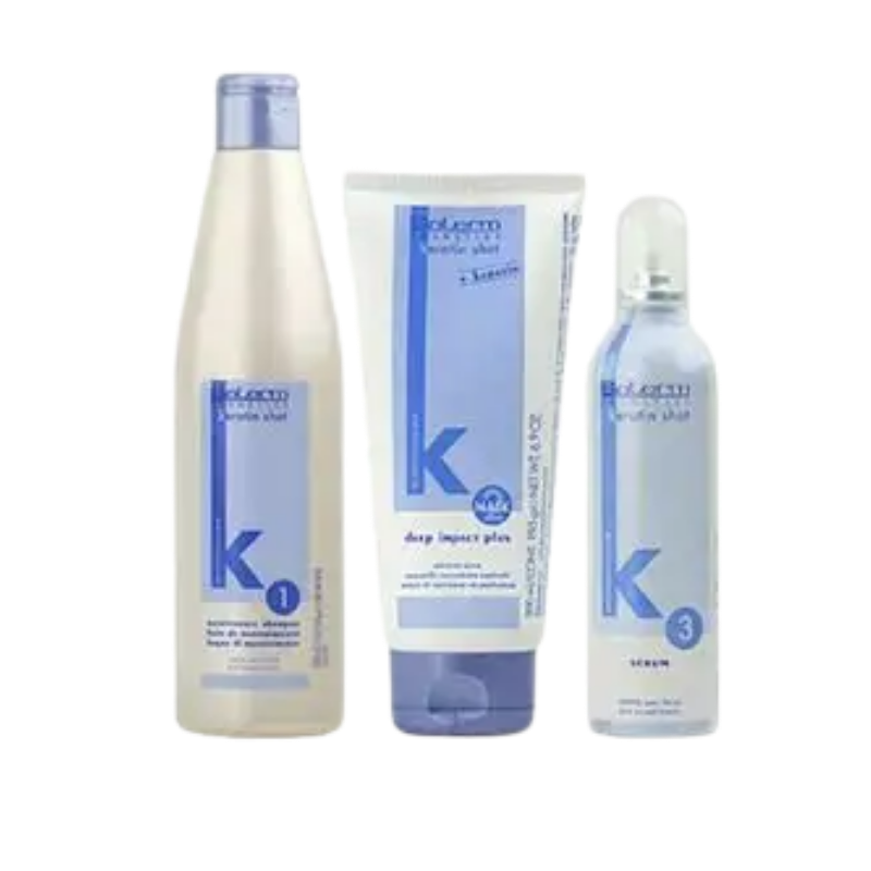 Salerm - Keratin Shot Kit 3 Productos + Peine + Spray - Unidad