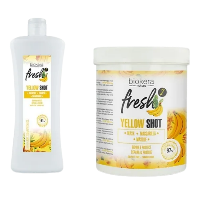 Salerm - Biokera F Yellow Sobre Champú + Mascarilla - Unidad