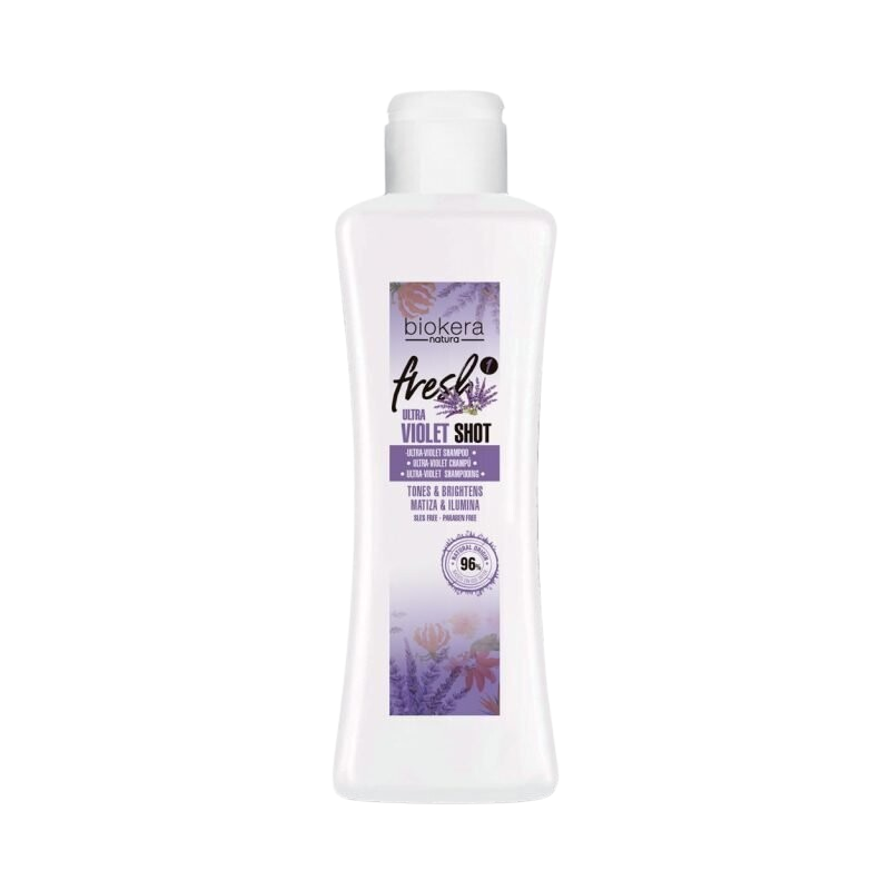 Salerm - Biokera F Violet Sobre Champú Ultra - 300 ml