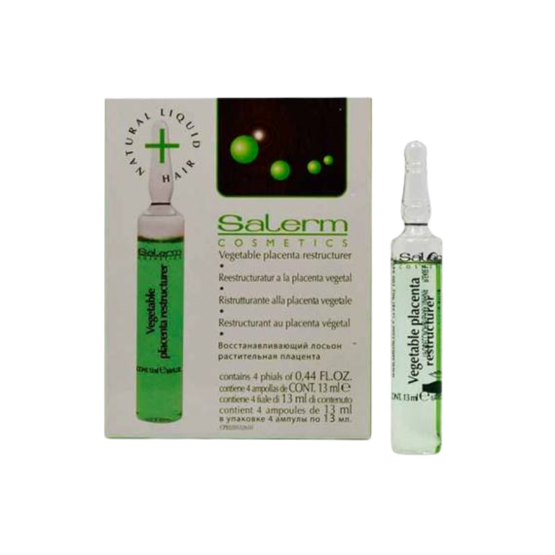 Salerm - Placenta Vegetal - 8 estuches x 4 ampollas