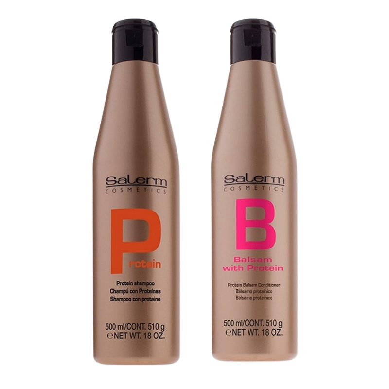 Salerm - Sobre Combinado Champú Proteínas + Bálsamo Proteínas - 10 ml