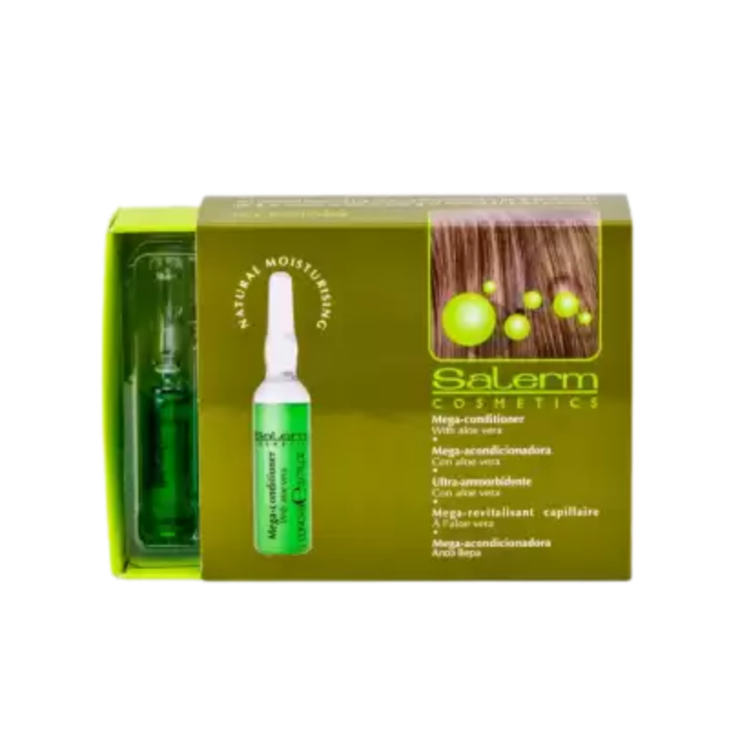Salerm - Loción Mega Acondicionadora - 12 uds x 5 ml