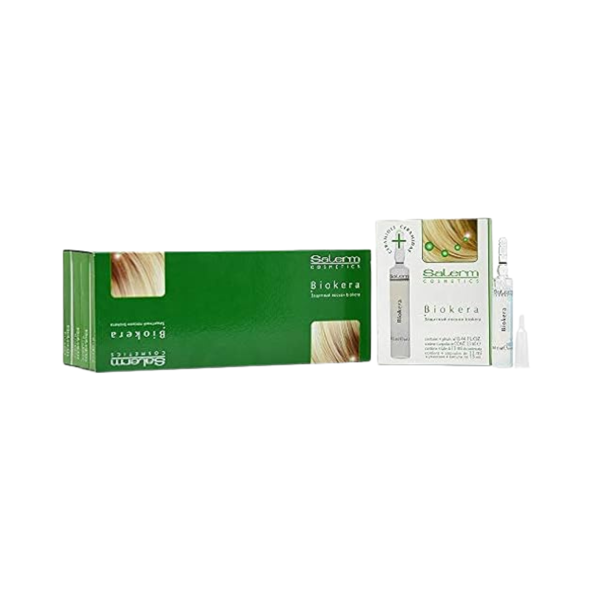 Salerm - Biokera Ampollas - 8 estuches x 4 ampollas