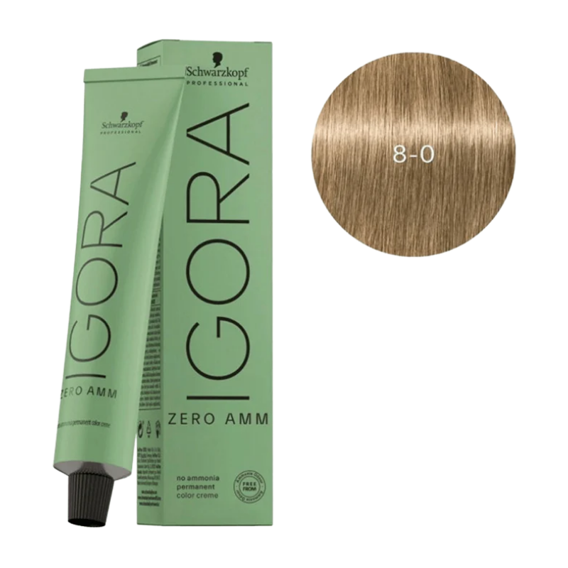 Schwarzkopf - Igora Zero Amm - 8-0 - 60 ml