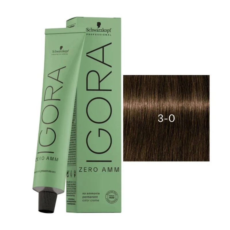 Schwarzkopf - Igora Zero Amm - 3-0 - 60 ml