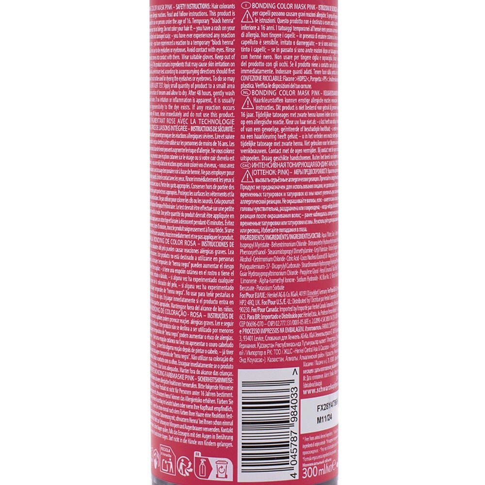 Schwarzkopf - Chroma ID Color Mask Rosa - 300 ml