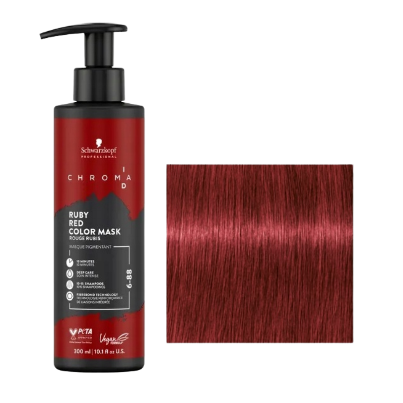 Schwarzkopf - ChromaID - CM 6-88 Rojo Rubí - 300 ml