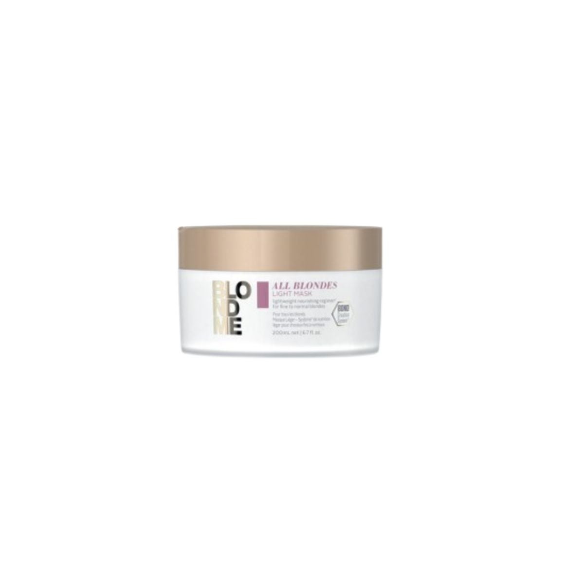 Schwarzkopf - Blondme Keratin Restore All Blondes - Mascarilla Ligera - 200 ml