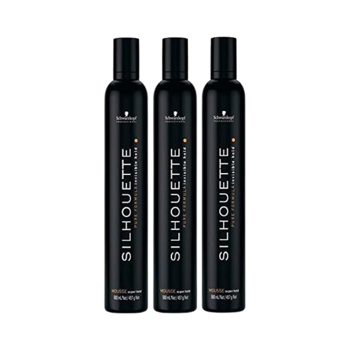 Schwarzkopf - Silhouette Super Hold - Mousse - 500 ml x3 (1500 ml)