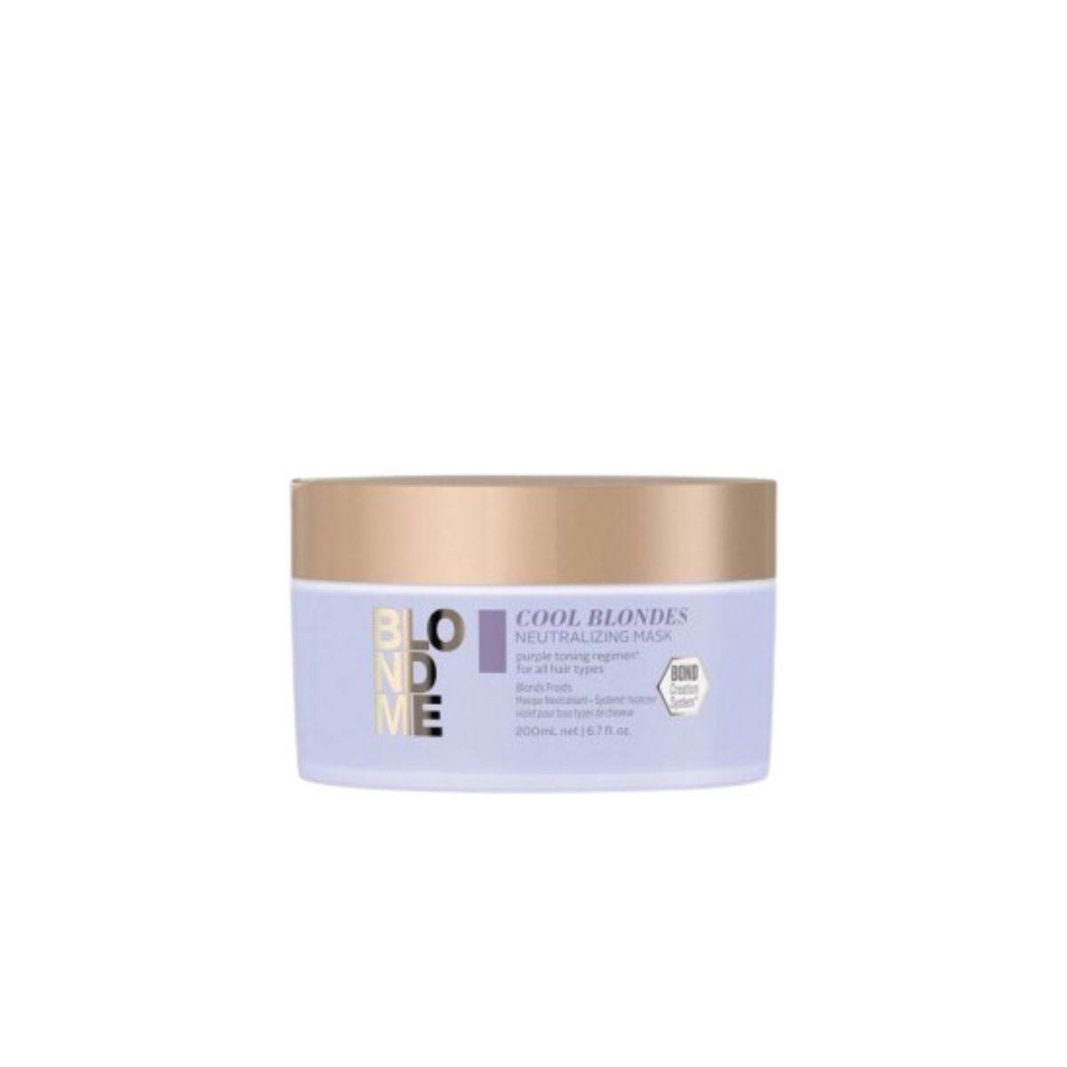 Schwarzkopf - Blondme Cool Blondes - Mascarilla Neutralizante Antiamarillo - 200 ml