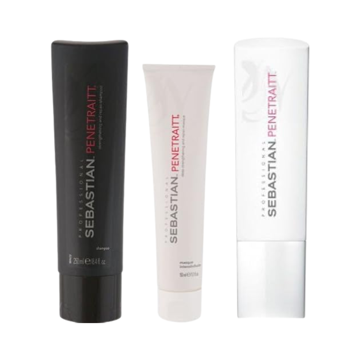 Sebastian Professional - Penetraitt Shampoo 2- 50 ml + Conditioner - 200 ml + Treatment 1- 50 ml Trio Pack