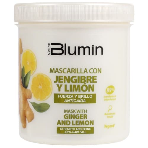 Mascarilla Jengibre y Limón Fuerza y Brillo - Tahe