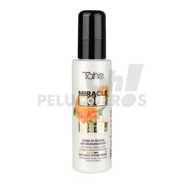 MIRACLE GOLD ANTI FRIZZ CREMA DE SECADO PEINADO - Tahe