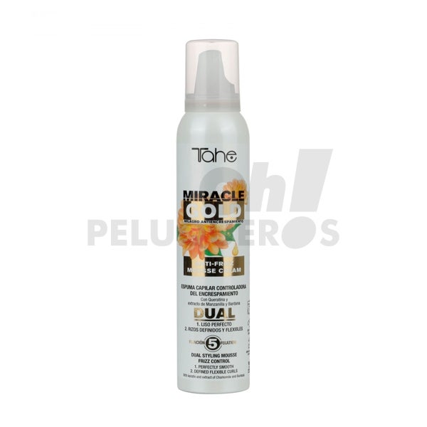 MIRACLE GOLD ANTI FRIZZ-DUAL MOUSSE - Tahe