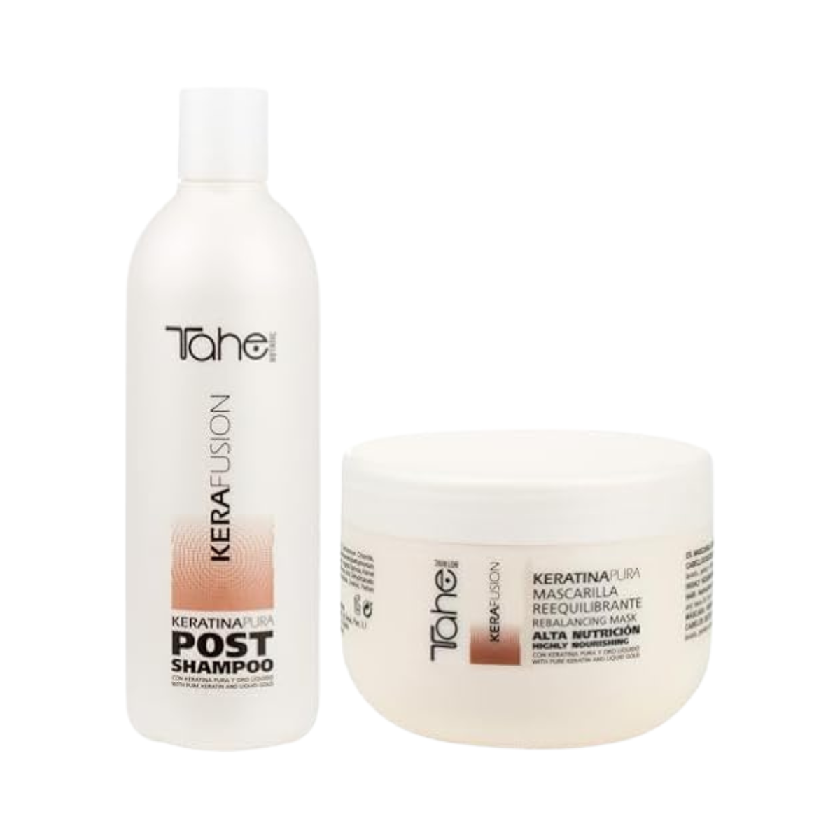 Tahe - Pack de Mantenimiento Kerafusion (Champú 500 ml + Mascarilla 300 ml)