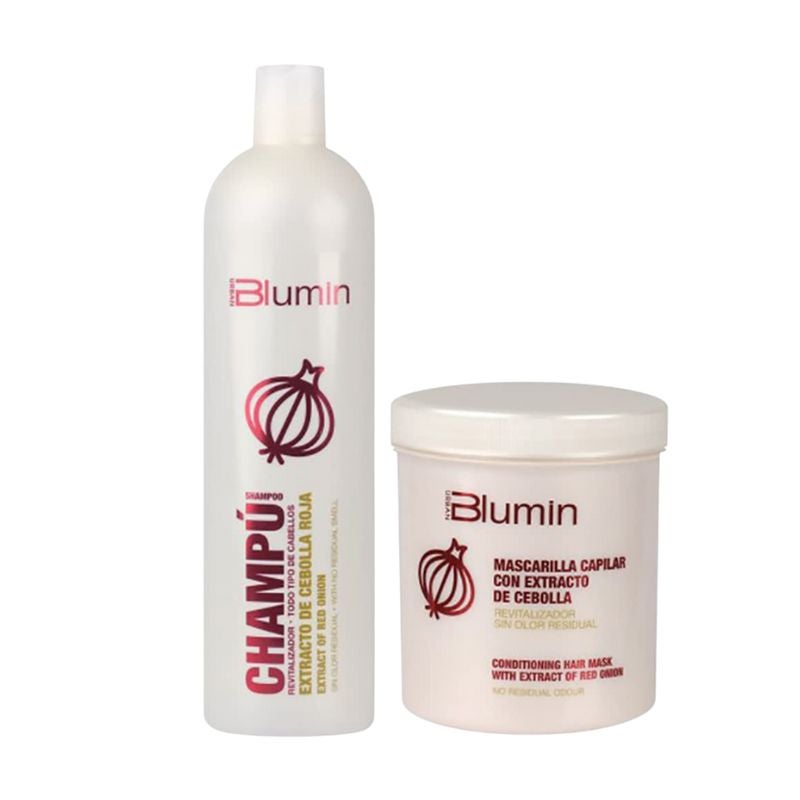Tahe - Pack Cebolla Roja - (Champú 1000 ml + Mascarilla 700ml)