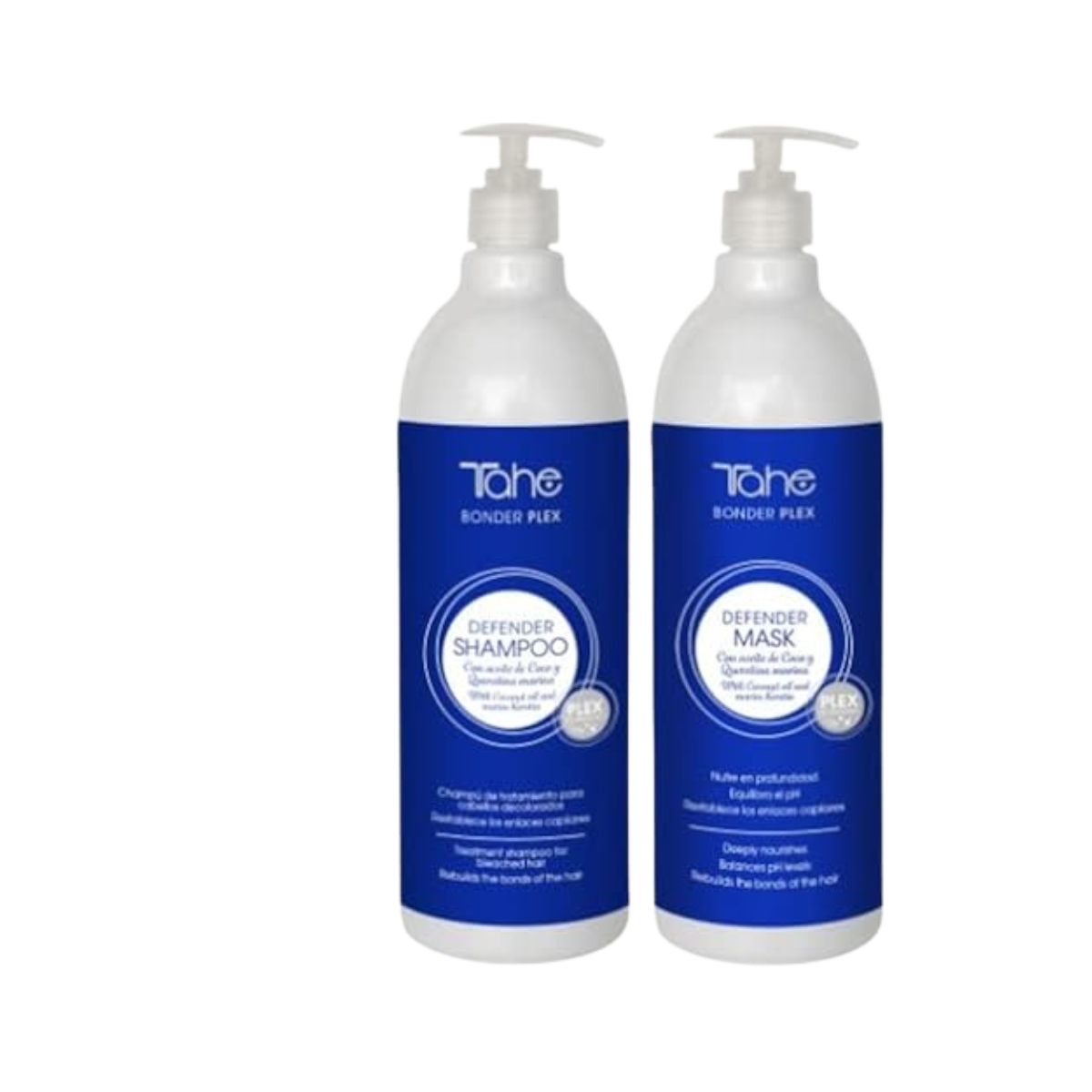 Tahe - Pack Defender Blonder Plex (Champú 1000 ml + Mascarilla 1000 ml)