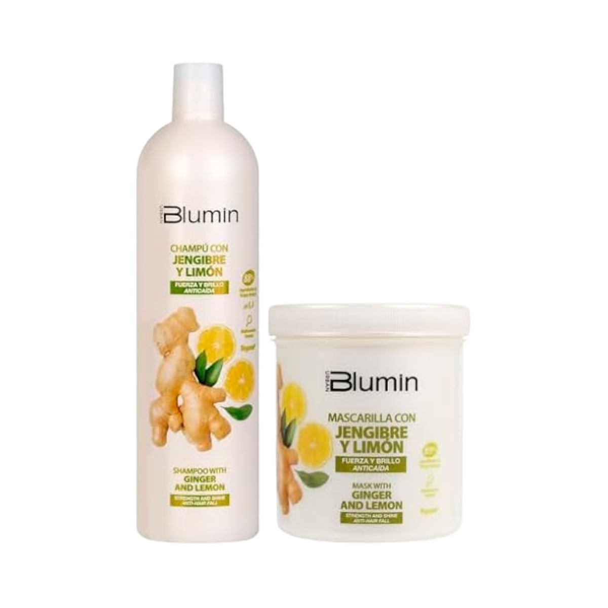 Tahe - Pack Blumin Jengibre y Limón (Champú 1000 ml + Mascarilla 700ml)