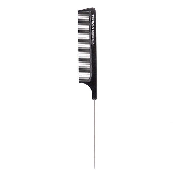 Termix - Peine Profesional de Carbono con Púa Metálica para Mechas y Peinados