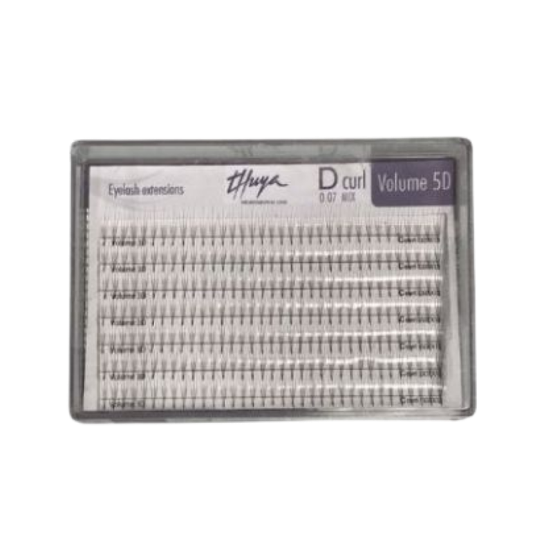 Thuya - Extensiones de pestañas 5D C-Curl 0.07
