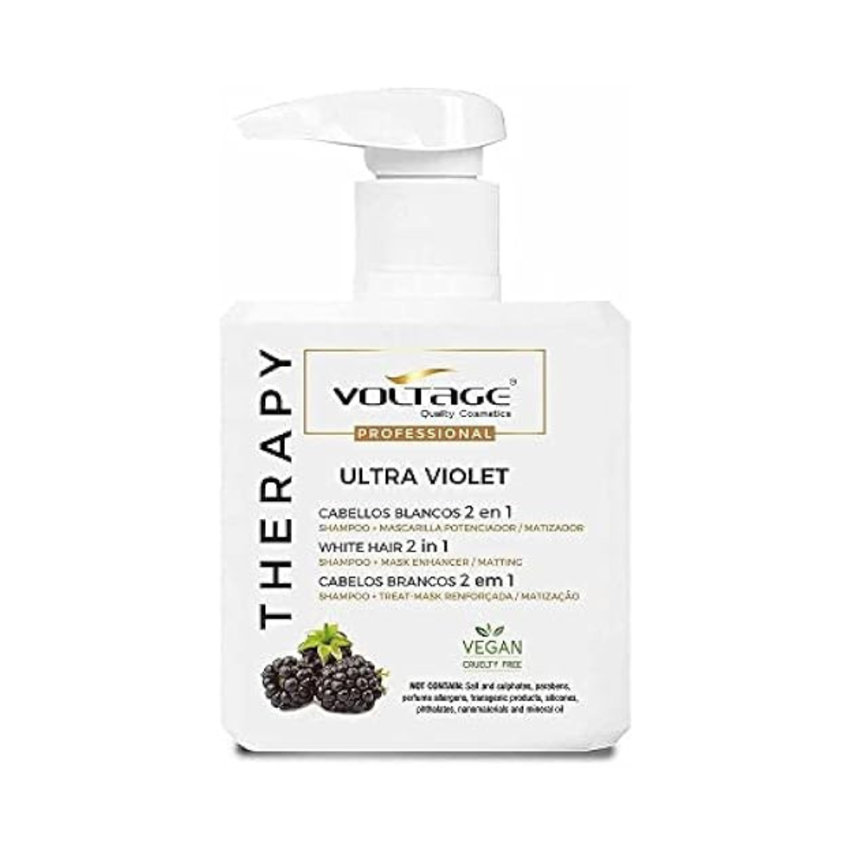 Voltage - Therapy Ultra Violet Cabellos Blancos 2 en 1