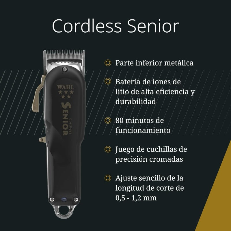 Wahl - Senior Cord/Cordless 08504-016 Cortapelos Profesional