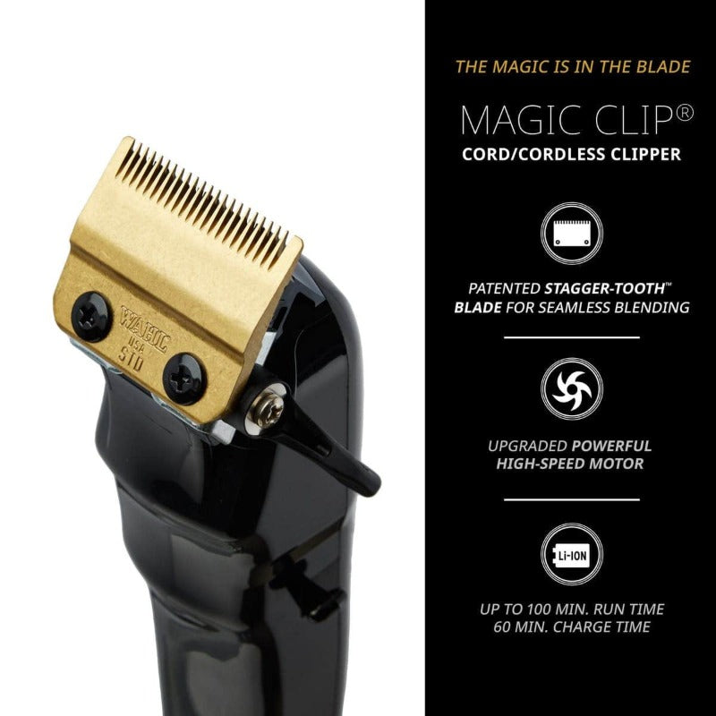 Wahl - Cordless Magic Clip Black 5 Star Cortapelos Profesional