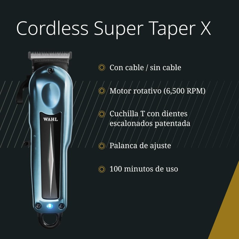 Wahl - Cordless Super Taper X Cortapelos Profesional