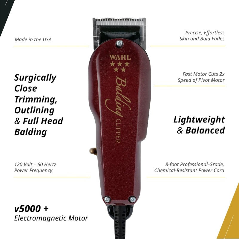 Wahl Professional - Balding Clipper 5 Star con Cable