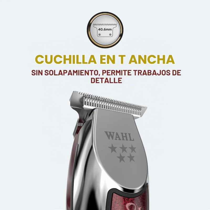 Wahl Professional - Detailer T-Wide Trimmer con Cable