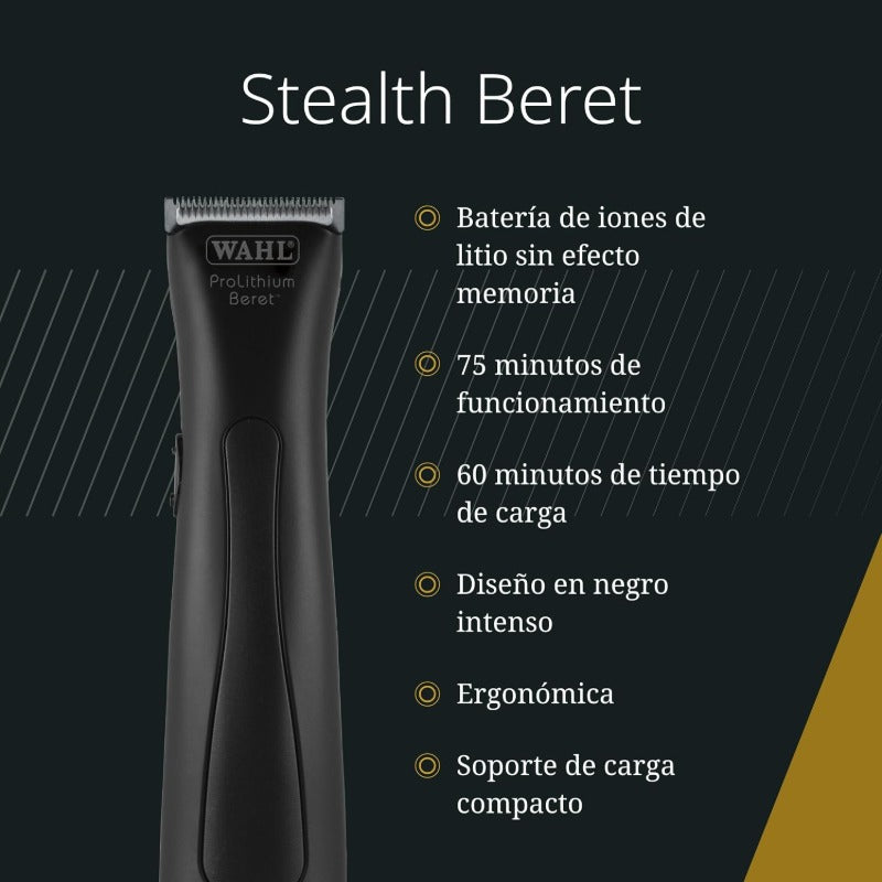 Wahl Professional - Beret Black Stealth Trimmer