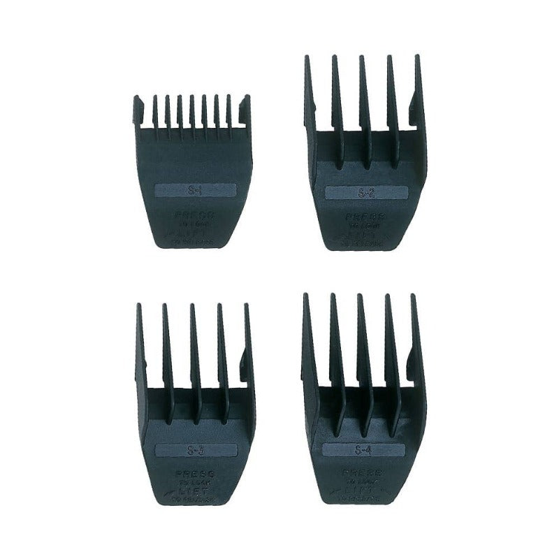Wahl - Set Peines Guía Trimmer Nº 1-4 - 3/6/10/13 mm