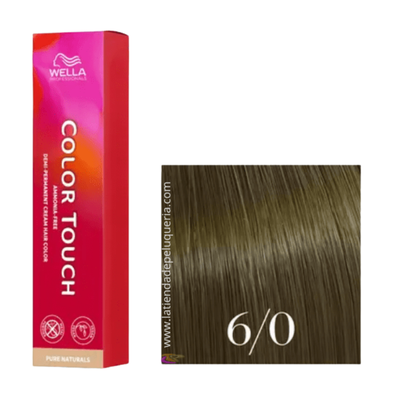 Wella Professionals - Color Touch Pure Naturals 6/0 - 60 ml