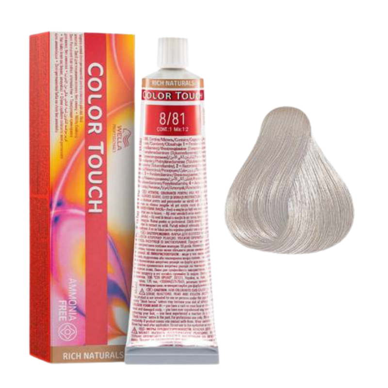 Wella Professionals - Color Touch Rich Naturals 8/81 - 60 ml