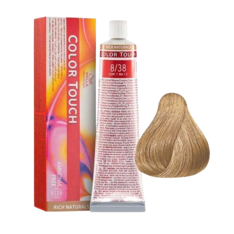 Wella Professionals - Color Touch Rich Naturals 8/38 - 60 ml