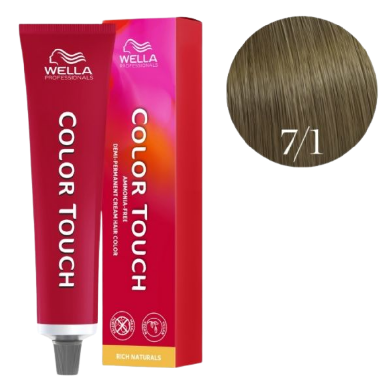 Wella Professionals - Color Touch Rich Naturals 7/1 - 60 ml