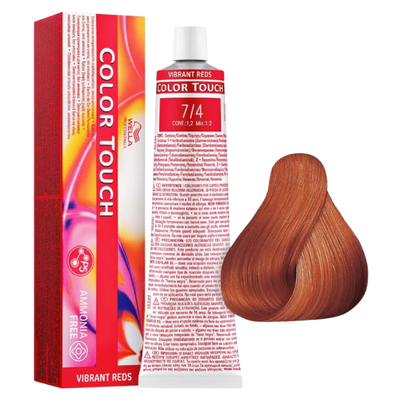 Wella Professionals - Color Touch Vibrant Reds 7/4 - 60 ml