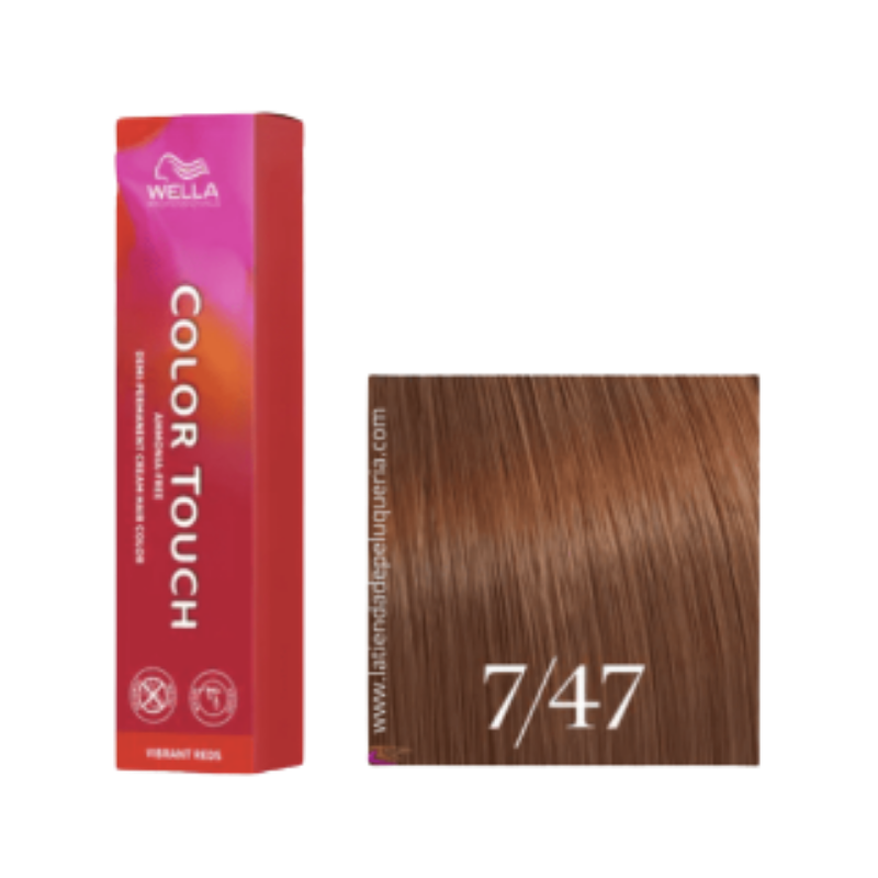 Wella Professionals - Color Touch Vibrant Reds 7/47 - 60 ml