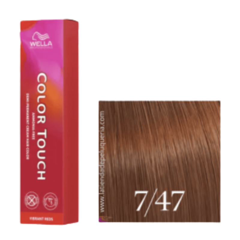 Wella Professionals - Color Touch Vibrant Reds 7/47 - 60 ml