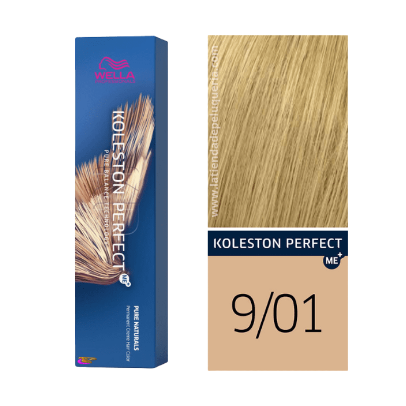 Wella Professionals - Koleston Perfect ME+ Pure Naturals - 9/01 - 60 ml
