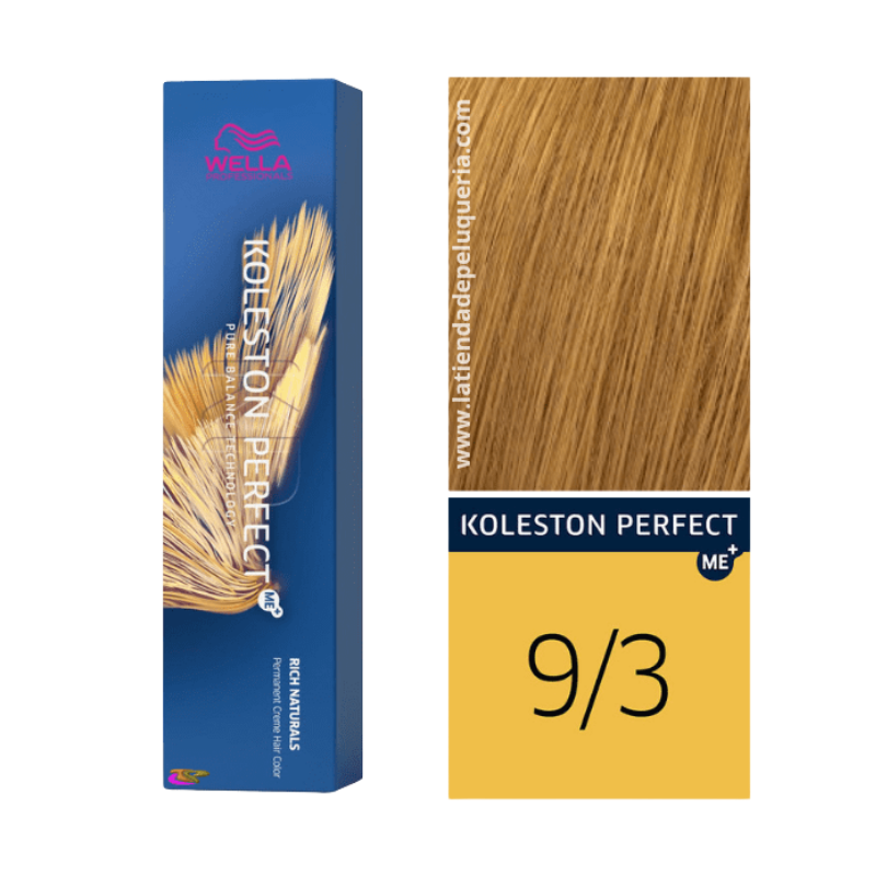 Wella Professionals - Koleston Perfect ME+ Rich Naturals - 9/3 - 60 ml