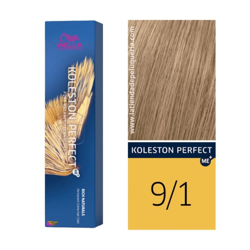 Wella Professionals - Koleston Perfect ME+ Rich Naturals - 9/1 - 60 ml