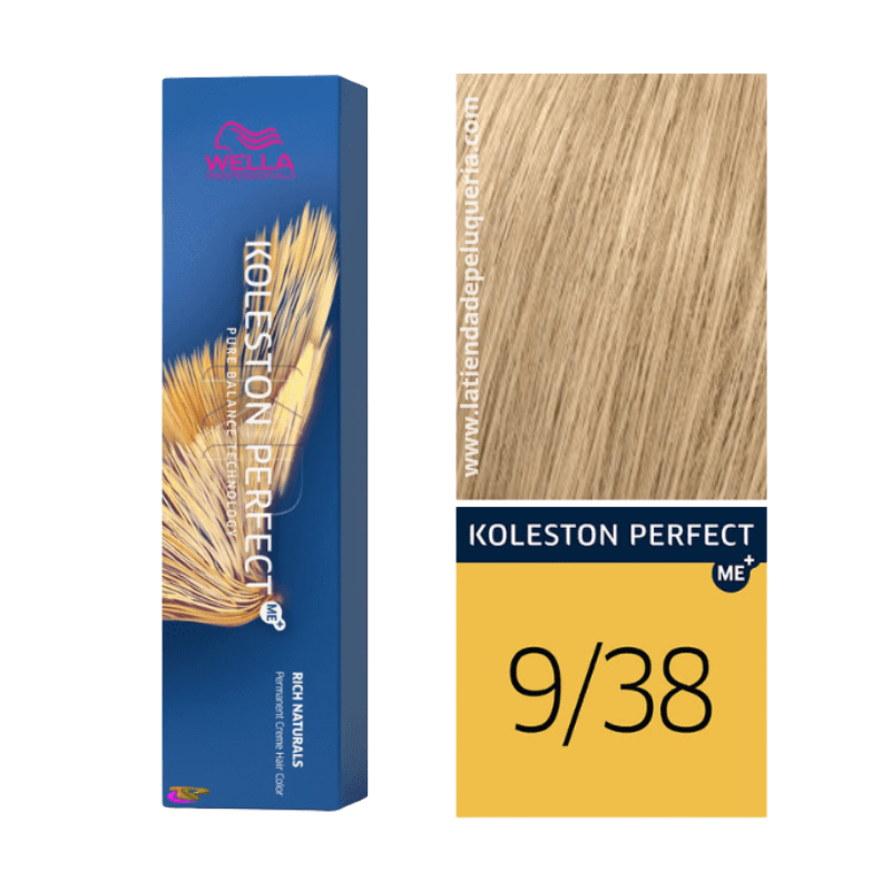 Wella Professionals - Koleston Perfect ME+ Rich Naturals - 9/38 - 60 ml