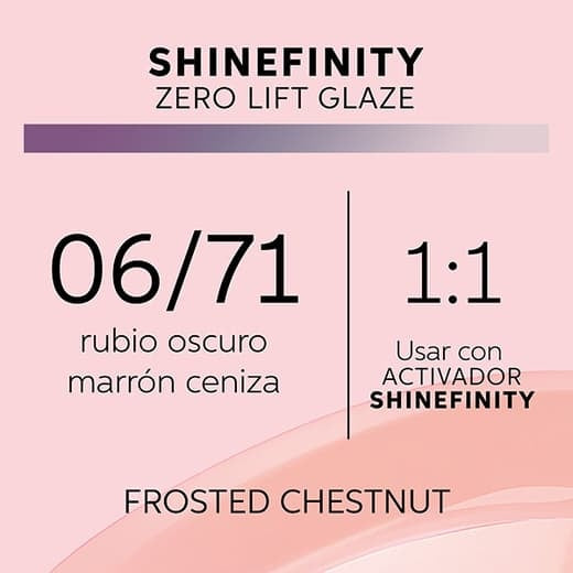 SHINEFINITY ZERO LIFT GLAZE - COOL FROSTED CHESTNUT 06/71