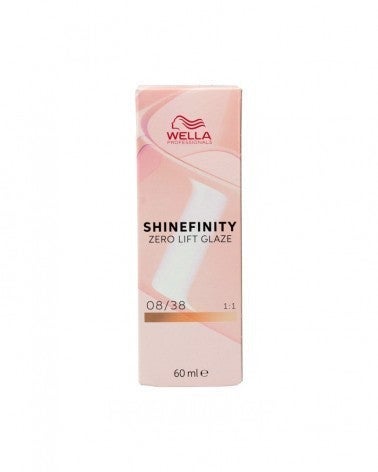 Shinefinity Honey Latte 08/38 Rubio Claro Dorado Perla - Wella Professionals