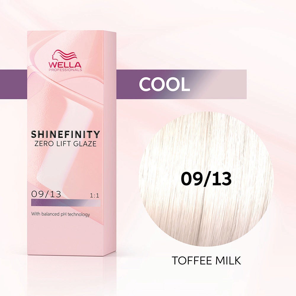 Shinefinity Toffee Milk 09/13 Rubio Muy Claro Dorado Ceniza - Wella Professionals