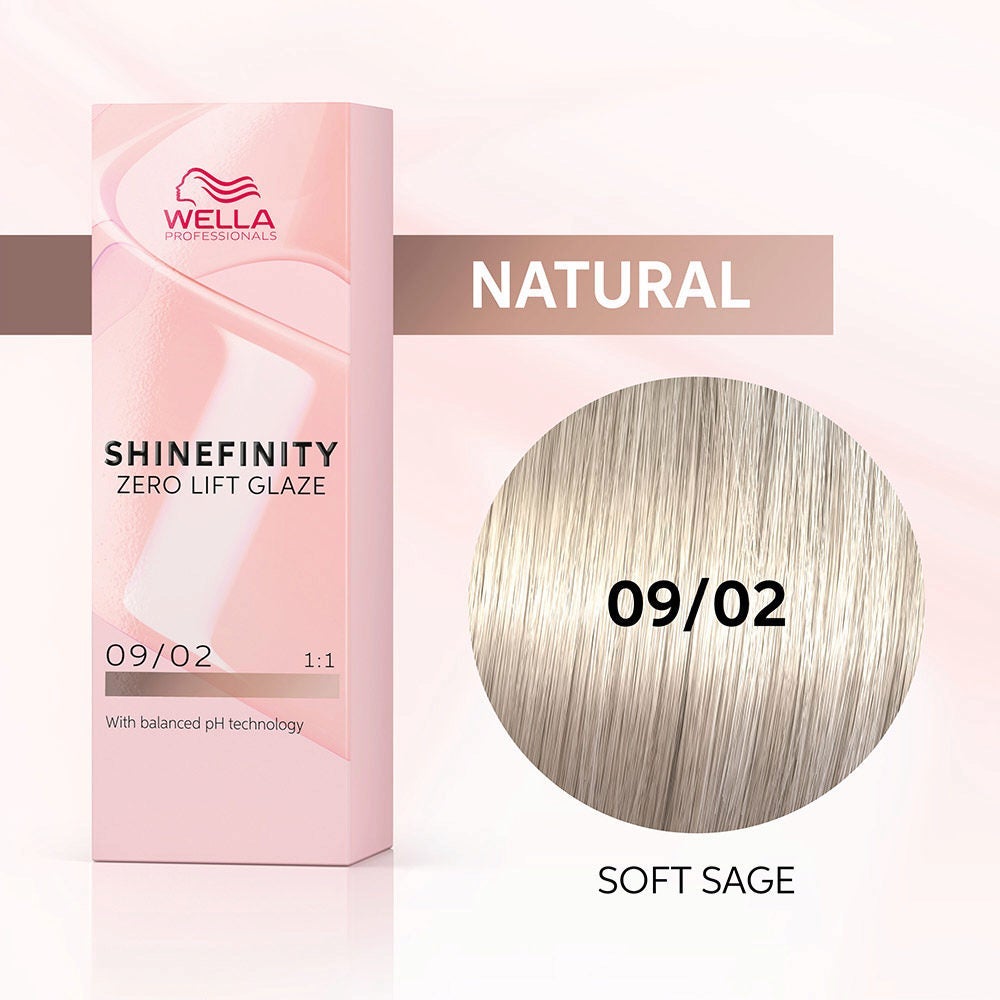 Coloración Shinefinity 09/02 Rubio Muy Claro Natural Mate - Wella Professionals