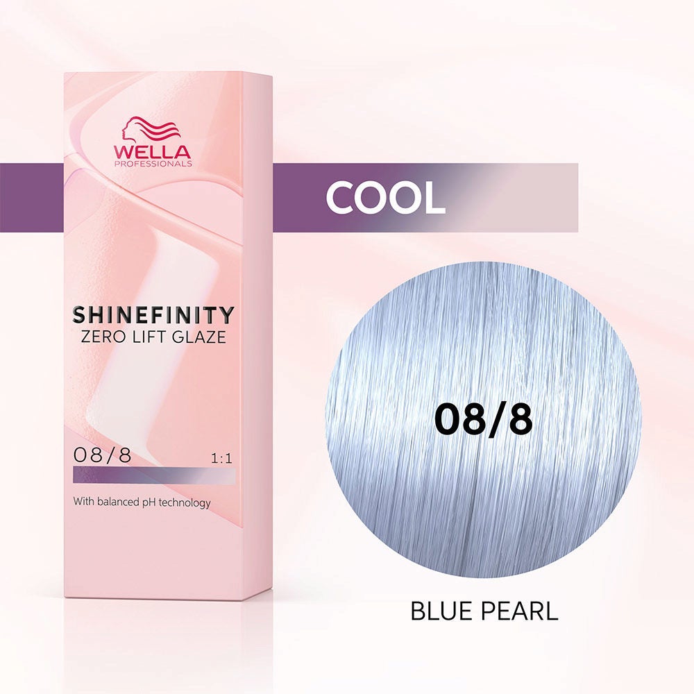 Shinefinity Blue Pearl 08/8 Rubio Claro Perla - Wella Professionals
